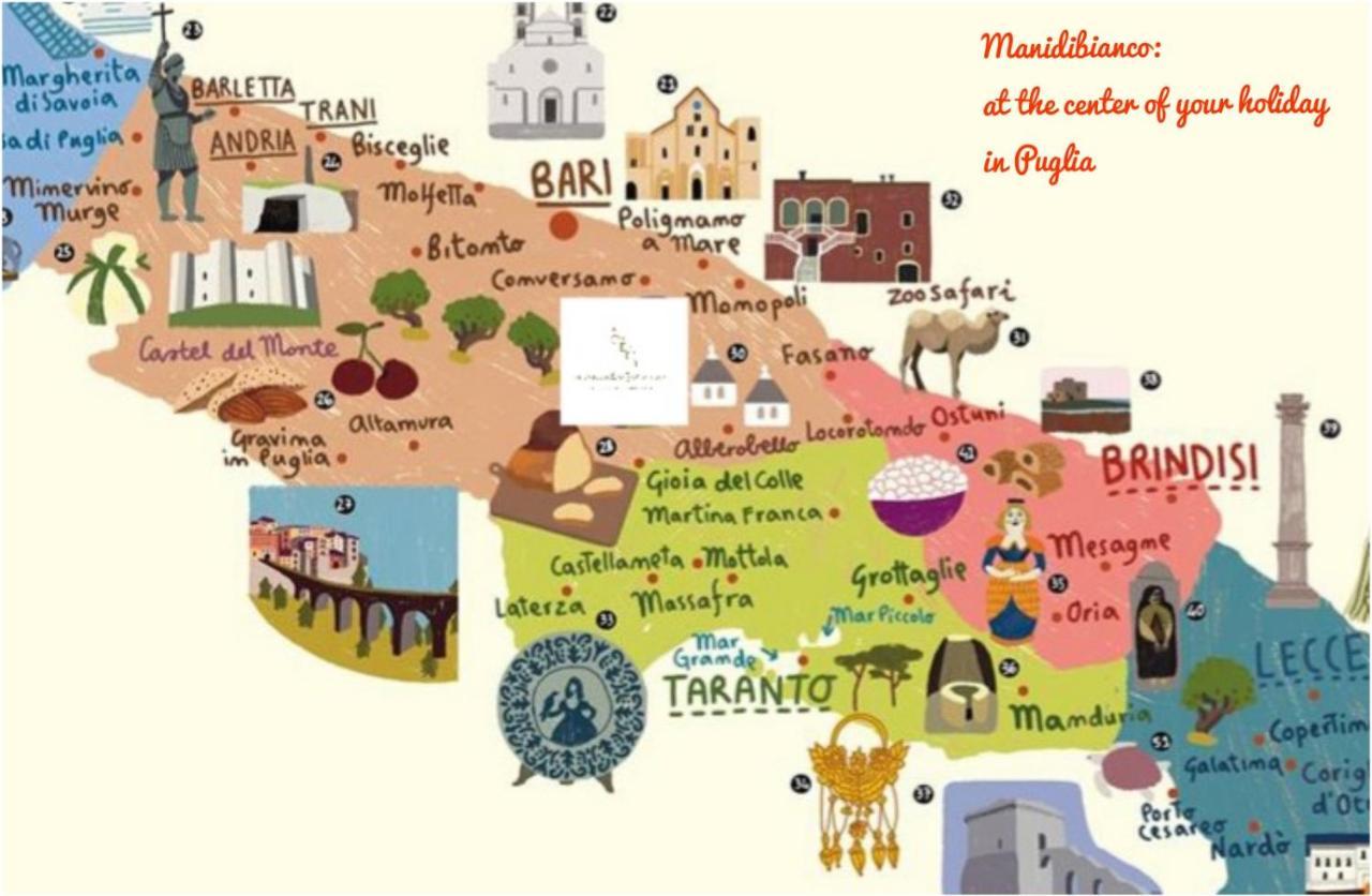 Manidibianco Apulian Relaxing Stay Turi Kültér fotó